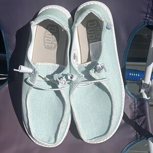 Hey Dude Women’s Teal Color Shoes